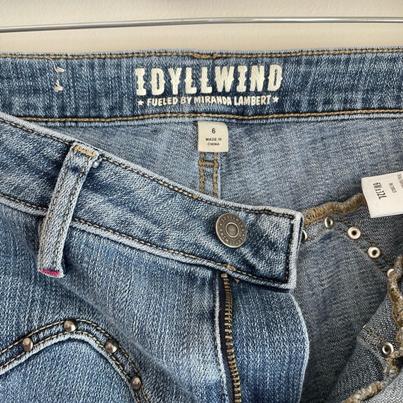 Idyllwind Miranda Lambert Bootcut Jeans with Stud Detail Size 6 - Picture 6 of 8